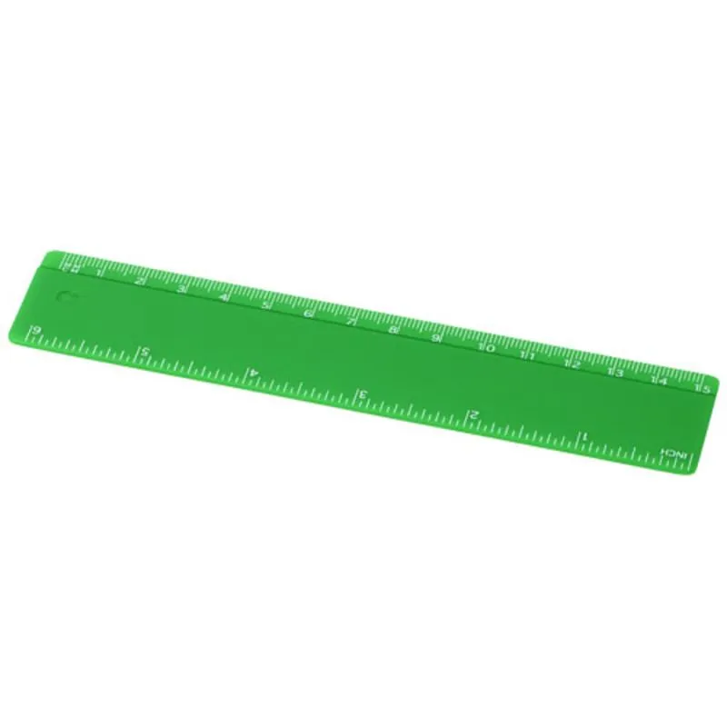 Regla de plástico reciclado de 15 cm Refari
